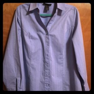 EUC LANE BRYANT BUTTON DOWN TOP SZ 18